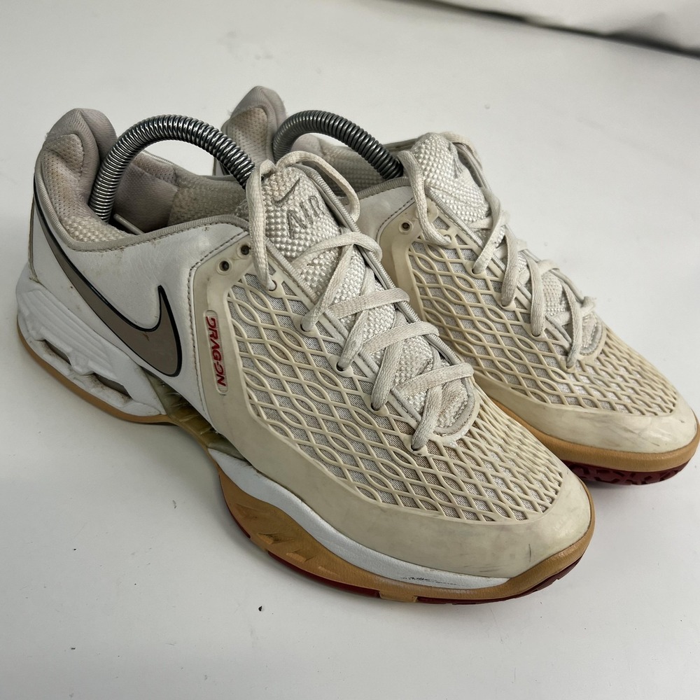 Nike Air Max Drag-on Shoes Womens Size 9.5 White Tennis Sneakers 317903-102